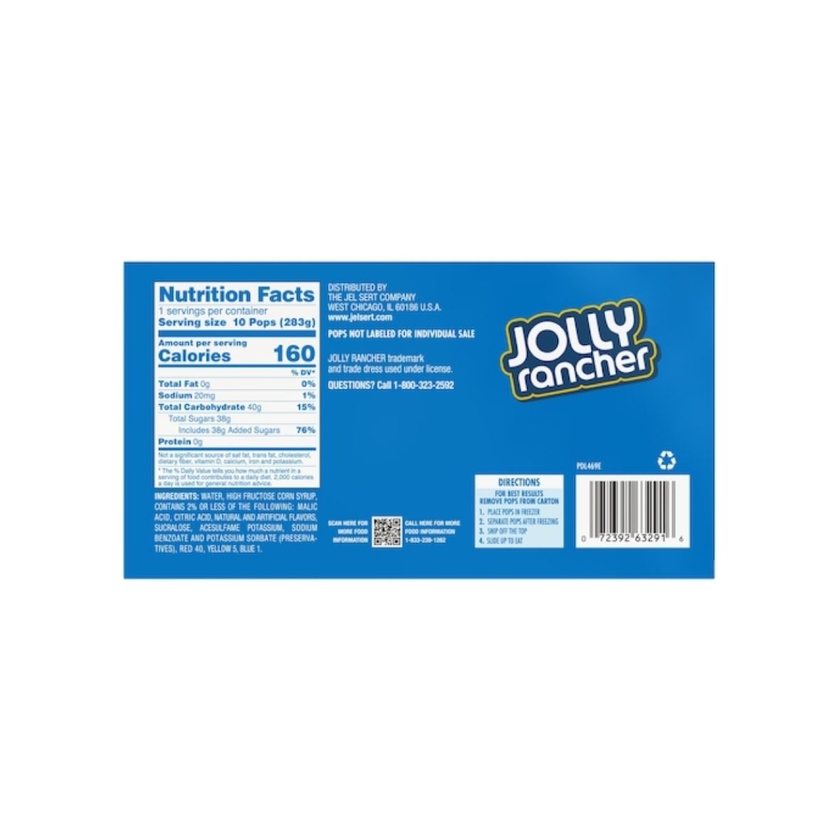 Jolly Rancher - Freezer Pops