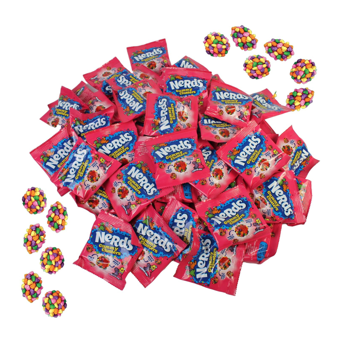 Nerds - Gummy Clusters Rainbow Treat Packs