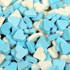 Mini Vruchtenhartjes Blauw-Wit