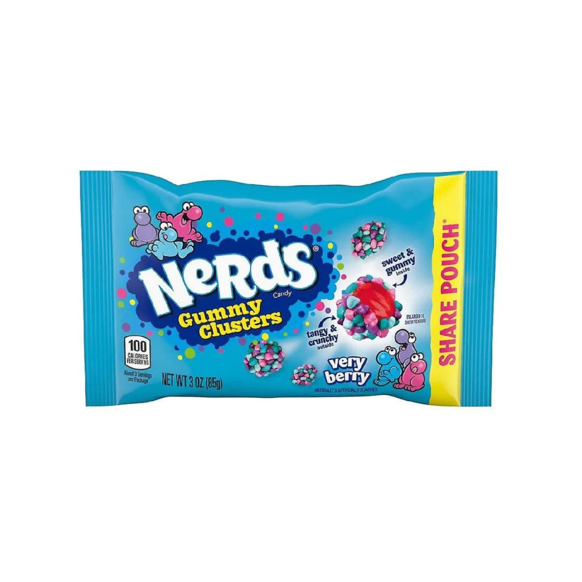 Nerds – Gummibärchen-Cluster, sehr beerig