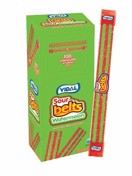 Vidal - Watermelon Sour Belts