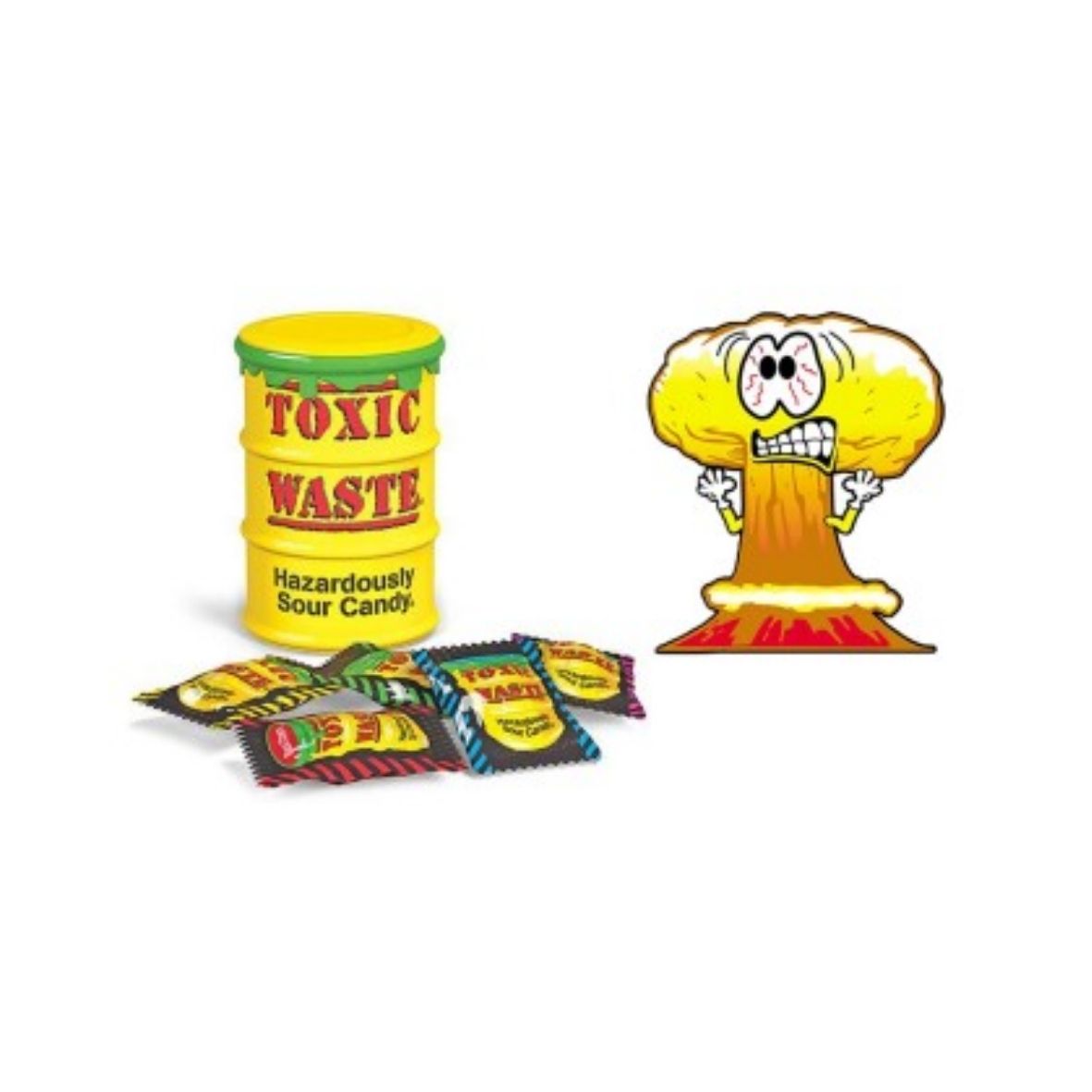 Toxic Waste - Yellow Sour Candy Drum