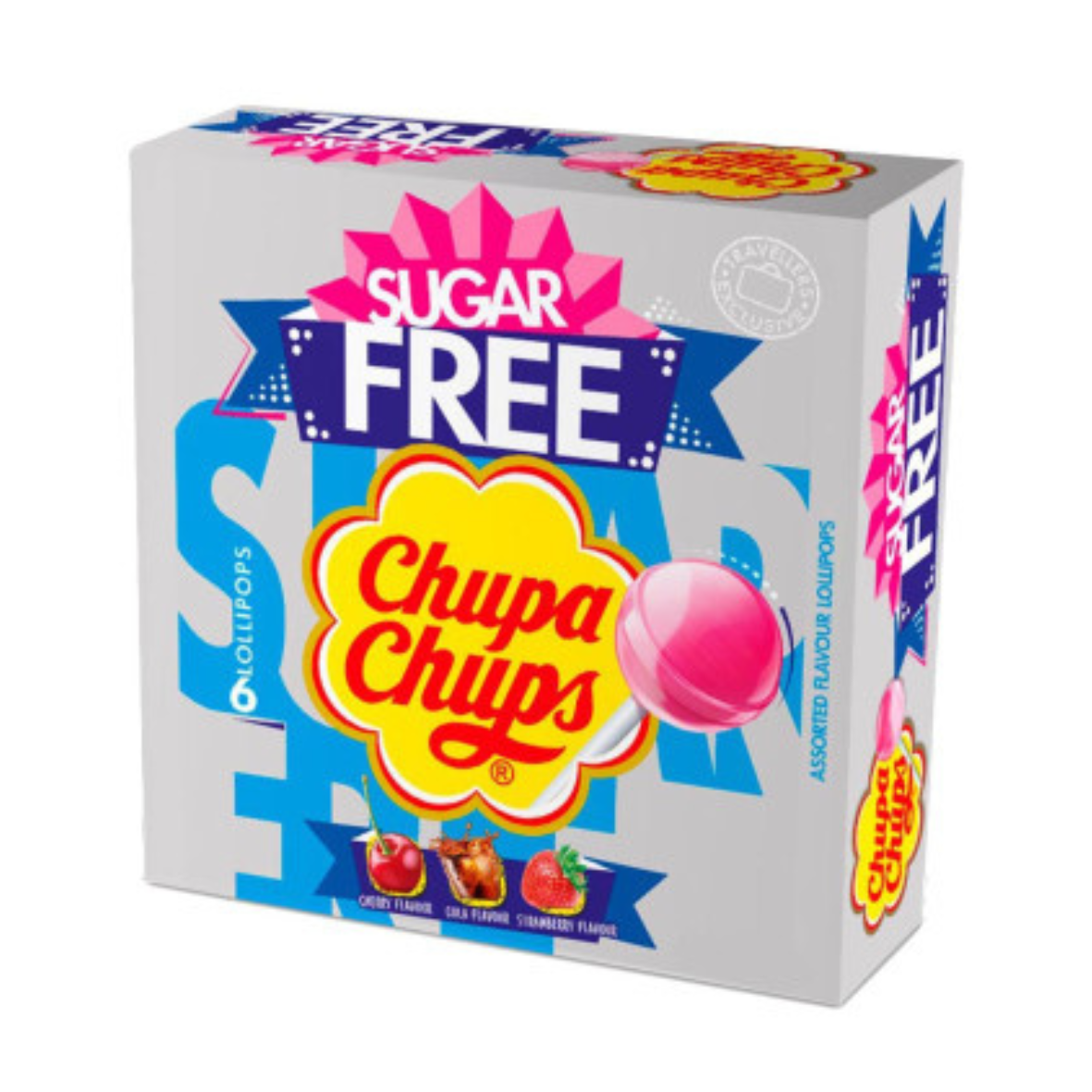 Chupa Chups - Sugar Free 6 Lollipops