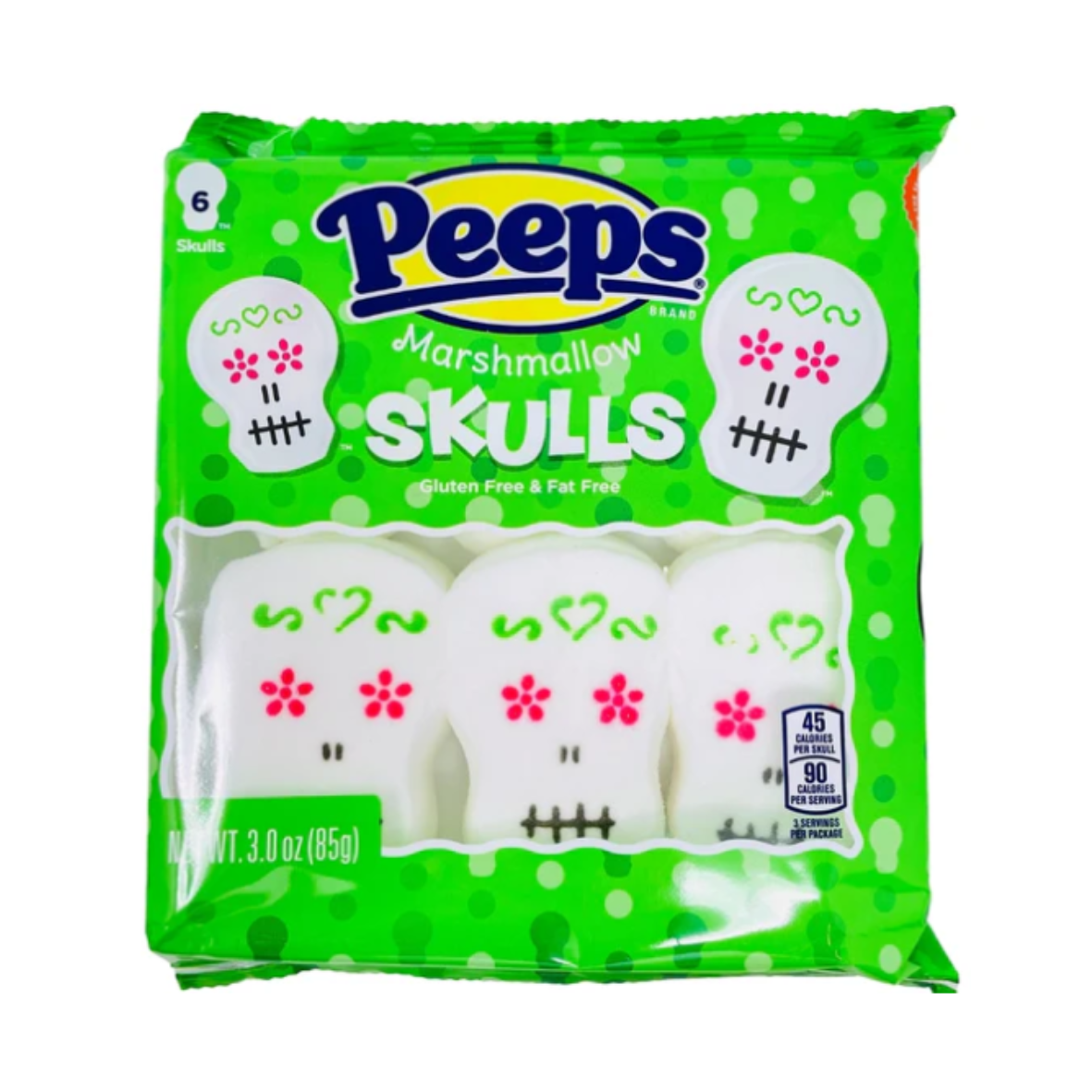 Peeps - Marshmallow 6 Skulls